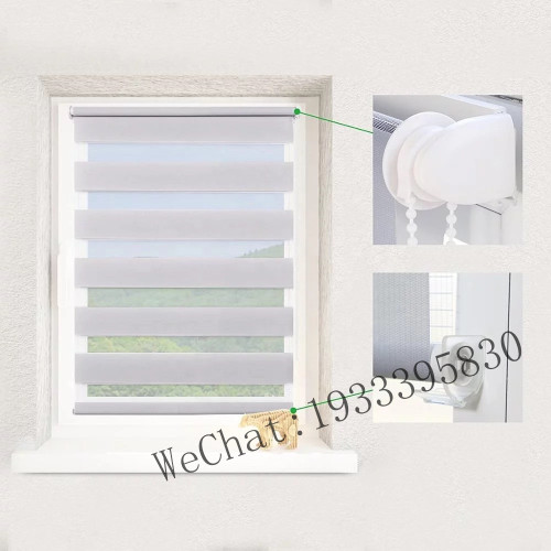 cortinas roller duo dobles roller shutter curtain punch-free roller shutter day and night curtain door curtain manufacturer