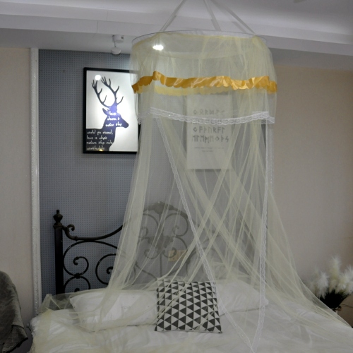 foreign trade general modern minimalist palace round integrated mosquito net ceiling princess mosquito net