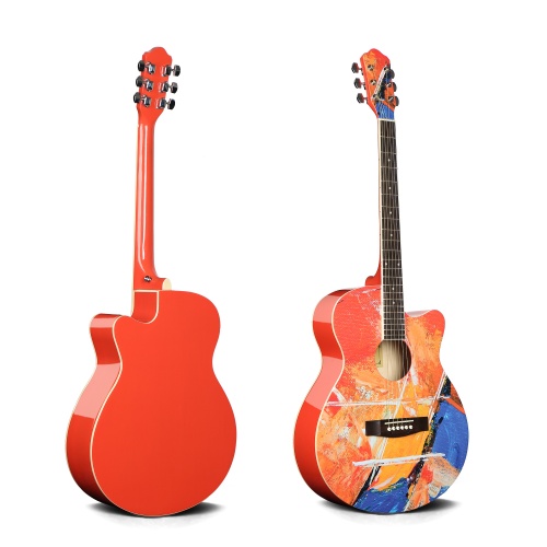musical instruments 4050 guitar flower guitar 40-inch folk guitar