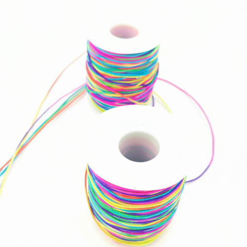 Spot Colorful Core Elastic String 1.0mm Stretch Bead String Crafts Elastic Band Ornament Tighten Rope