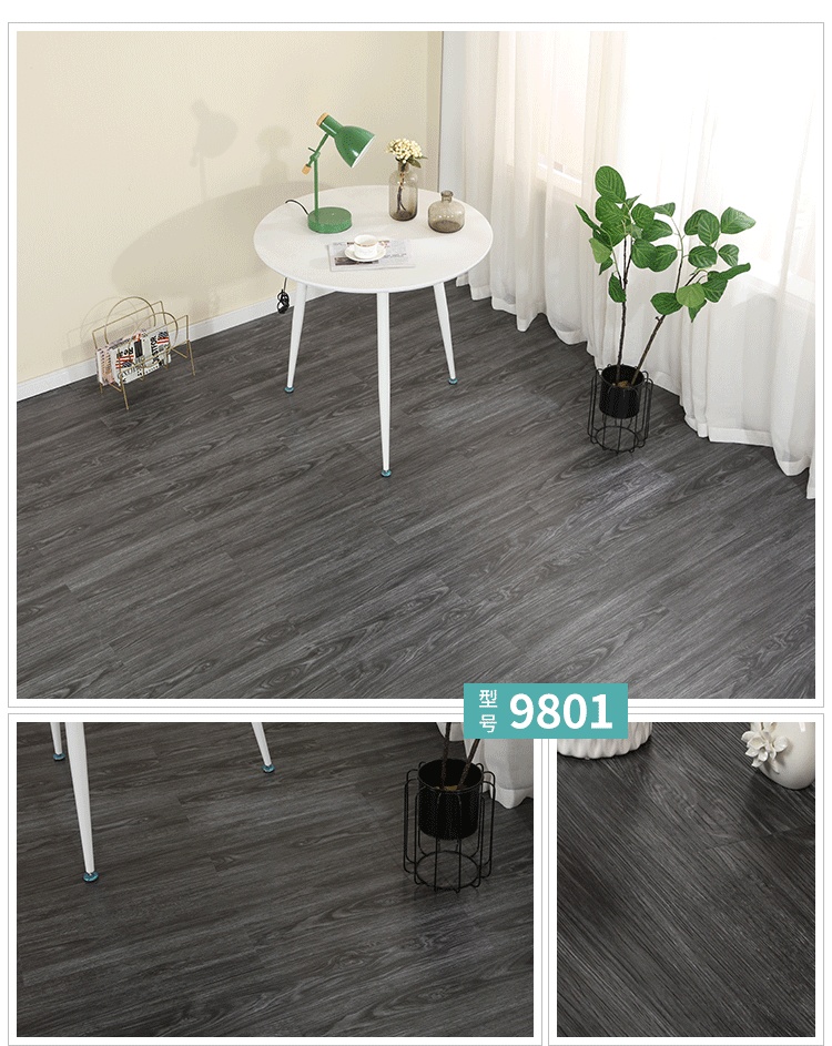 厂家直销PVC地板贴自粘地板贴环保地板革防水耐磨纸木纹塑胶地板详情20