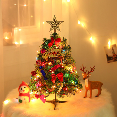50cm Christmas Tree Package Christmas Decoration Desktop Mini Christmas Tree Ornaments Shopping Mall Layout Supplies