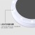 Led Make-up Mirror with 5 Times Magnifying Glass 10 Lamp Beads Fill Light Makeup Mirror Foldable Desktop Wall-Mounted Dressing Mirror