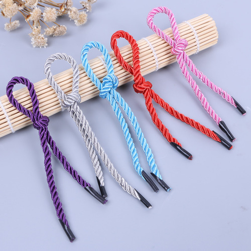 hot selling wine box gift portable rope polypropylene fiber 3-strand nail buckle rope hand-held rope shoelace rubber card buckle rope