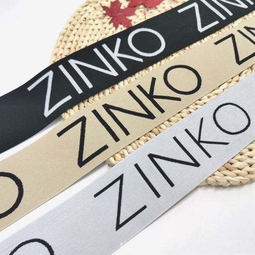 zinko computer jacquard elastic band english letter lifting belt elastic ribbon waistband