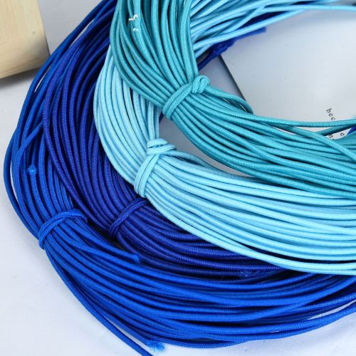 supply 2.5mm latex elastic rope 2.5mm thick elastic line color round high elastic elastic band tension band