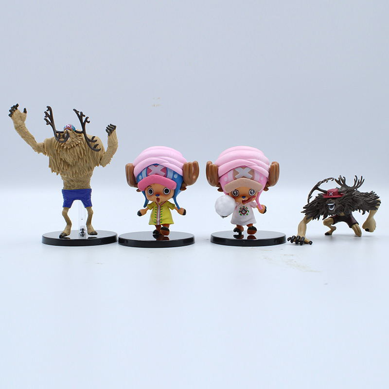 4款海贼王手办 暴走乔巴怪物形态蛋糕装饰摆件