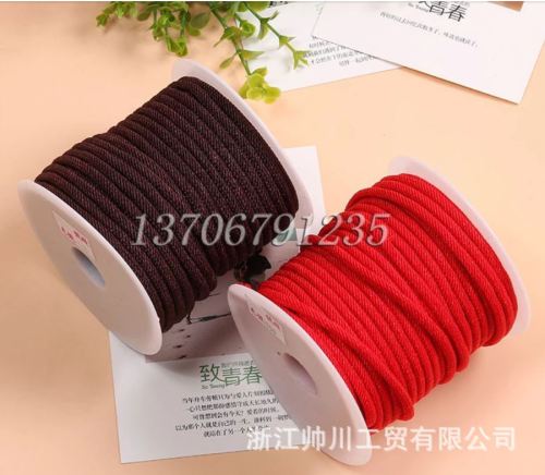 color thread rope hat rope sports pants waist rope portable rope drawstring can be customized 4mm factory wholesale