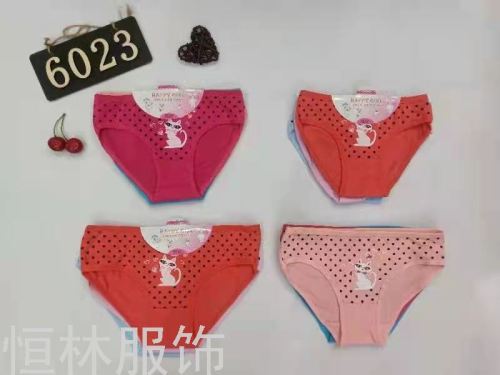underwear foreign trade underwear children‘s briefs spot color cloth printed underwear