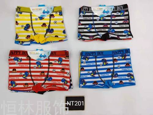 underwear foreign trade underwear children‘s boxer underwear spot color cloth printed underwear
