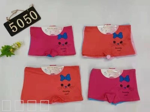 Underwear Foreign Trade Underwear Children‘s Boxer Briefs Spot Color Cloth Printed Underwear