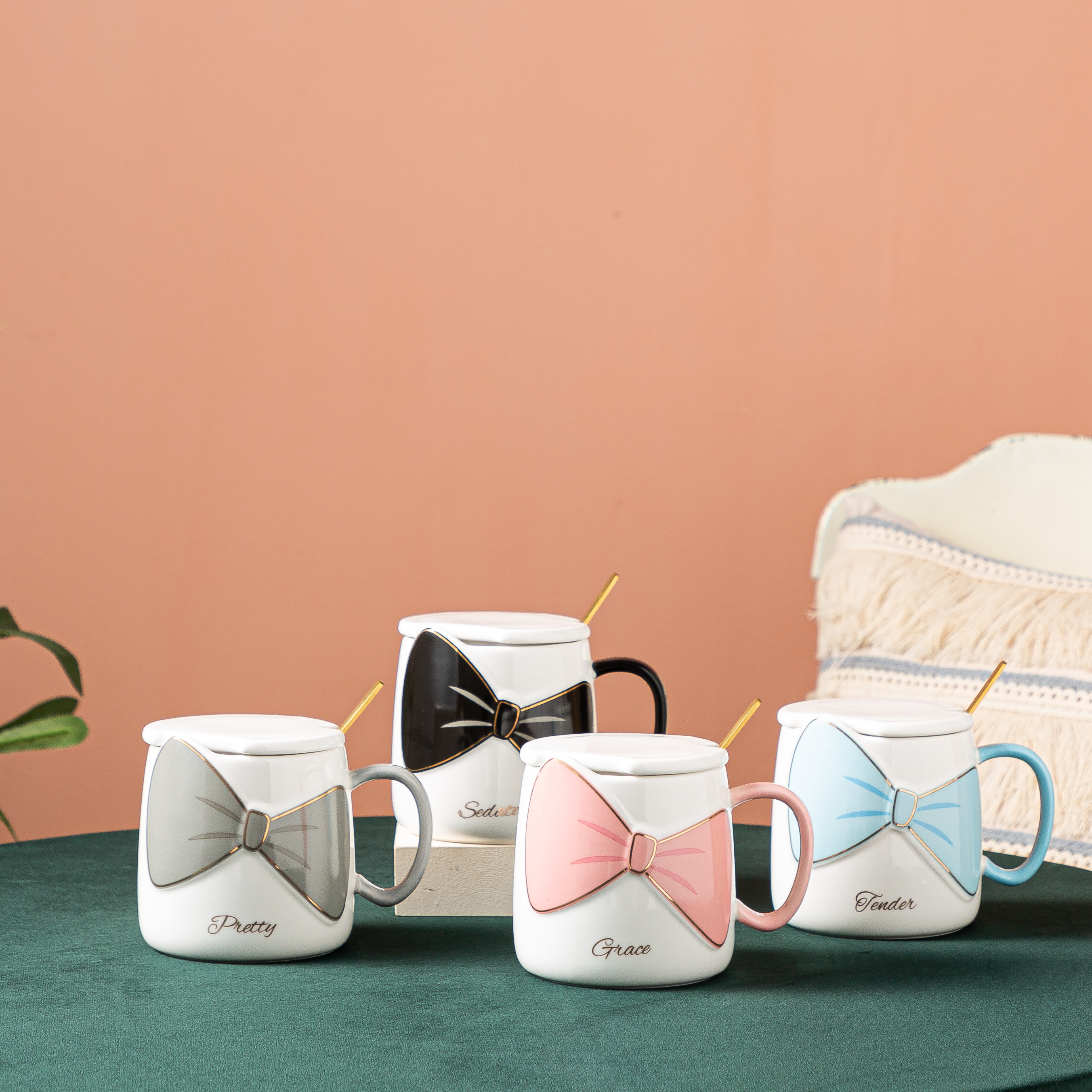 创意礼品陶瓷杯情侣对杯咖啡杯马克杯婚礼伴手礼杯子水杯定制logo