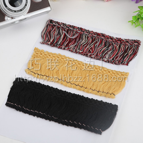 source of origin cashmere wool 8cm fabrics lace organza embroidery edge trimming customization