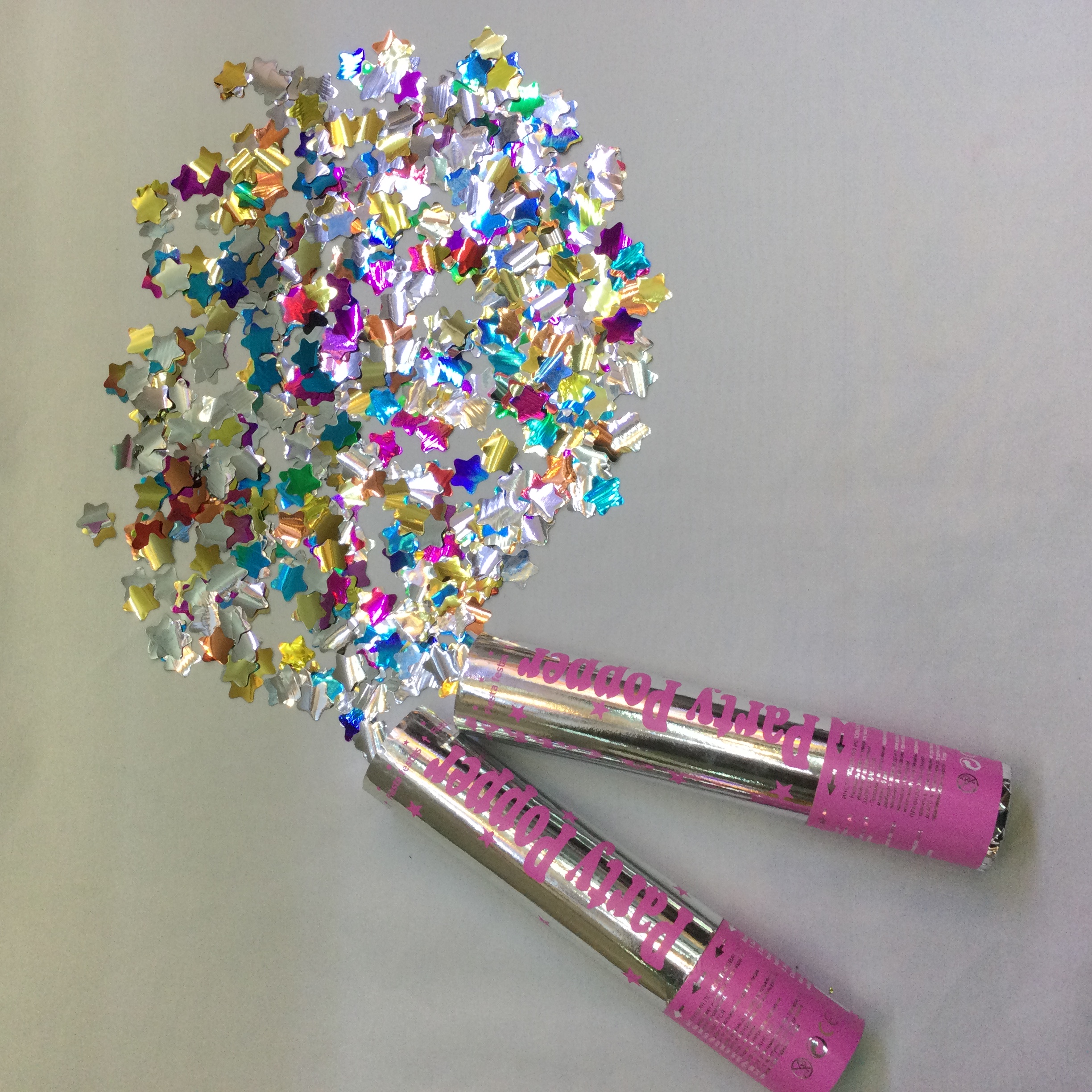 迷你道具小礼宾花礼炮拉炮纸管节日用品纸片亮片五彩纸屑爱心舞会