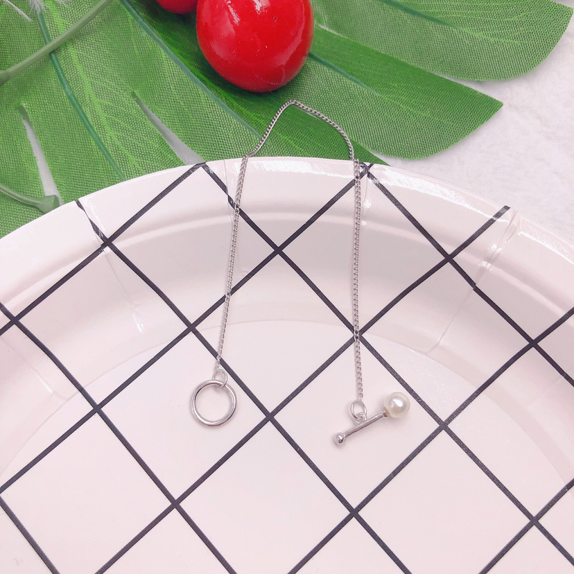 一字贝珠手链女气质简约小清新学生闺蜜潮流手链