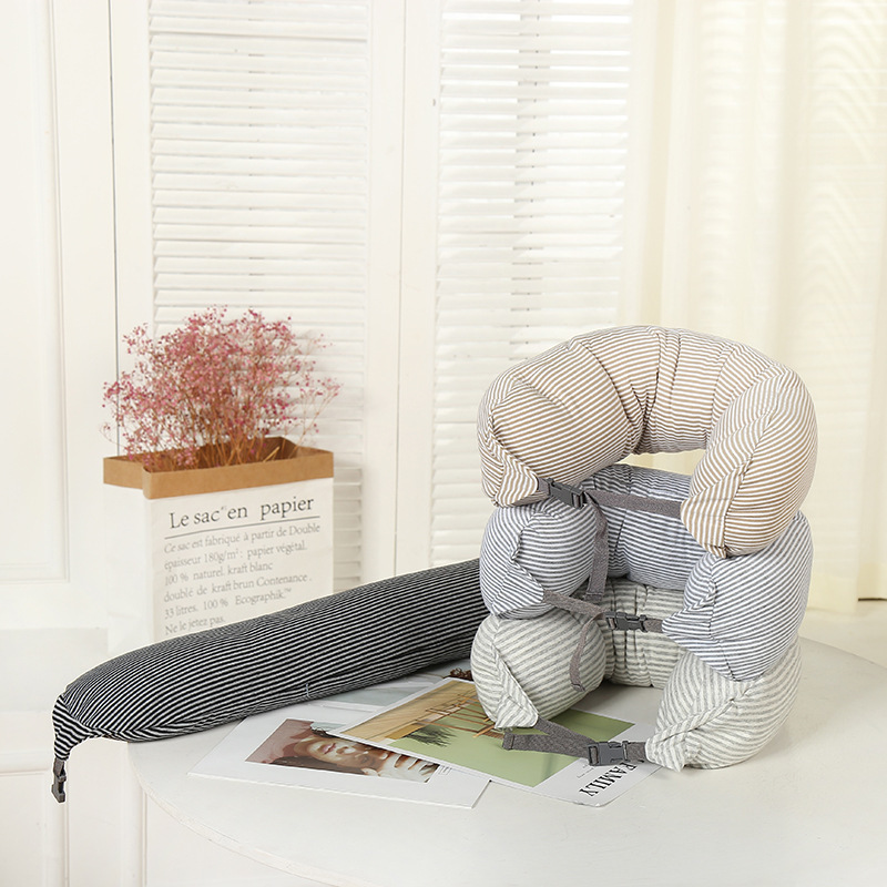 日韩新款轻便U型枕纯棉飞机枕时尚创意旅行枕护颈枕腰枕厂家批发