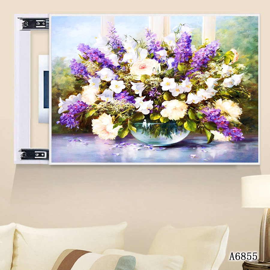 花卉布画油画装饰画相框壁画客厅卧室壁画餐厅壁画玄关