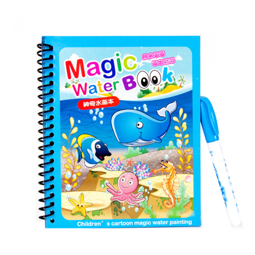 children‘s magic graffiti painting book repeated use water painting baby educational painting book kindergarten gift clean