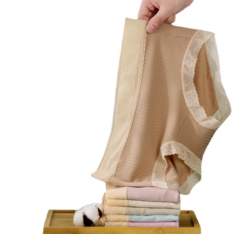 纤维中腰内裤女蕾丝性感迷人女士成人女生小内透明三角裤