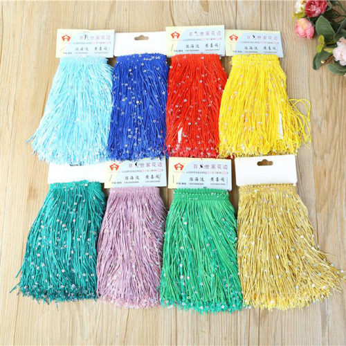 Fashion Hot-Selling Bright Color Tassel Lace Factory Supply