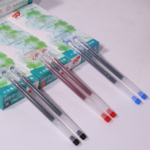 Intimate Diamond 520 Large Capacity Special Gel Pen for Examination Pen Pen Needle Pen Integrated carbon Water Pen 