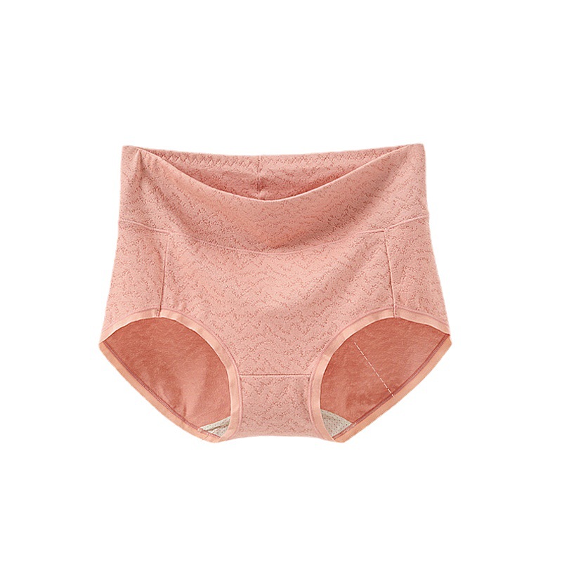 大码高腰内裤女士莫代尔棉提花妈妈春夏新款三角裤女