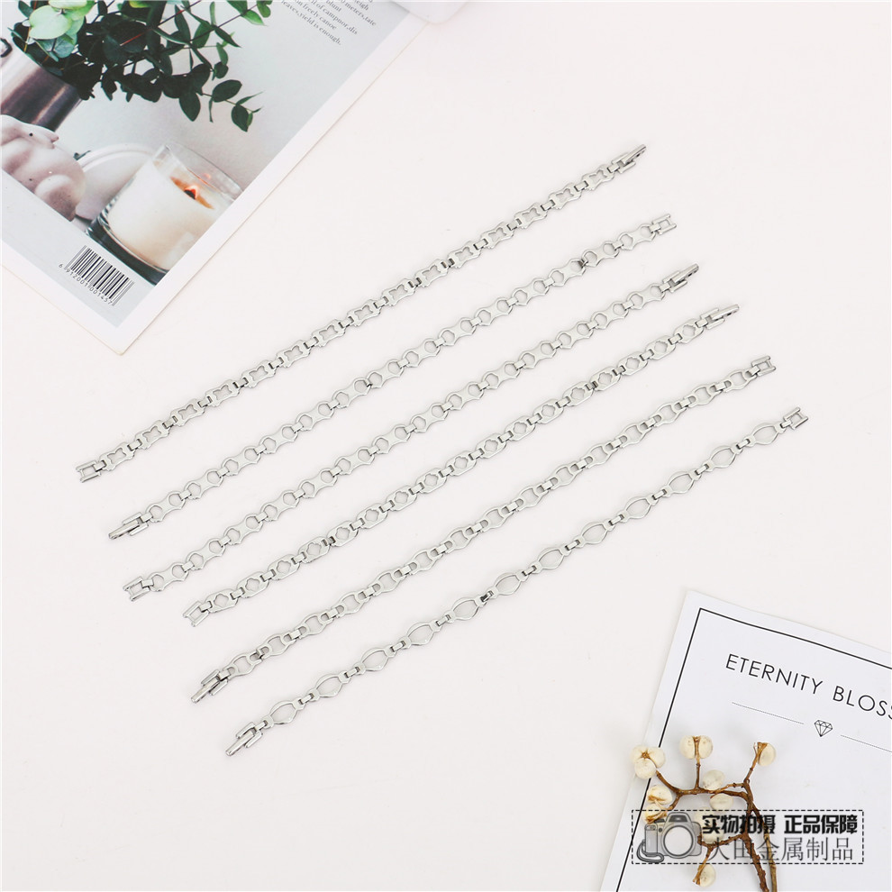 简约镂空不锈钢手链男生潮流饰品个性钛钢手环小众设计时尚饰品