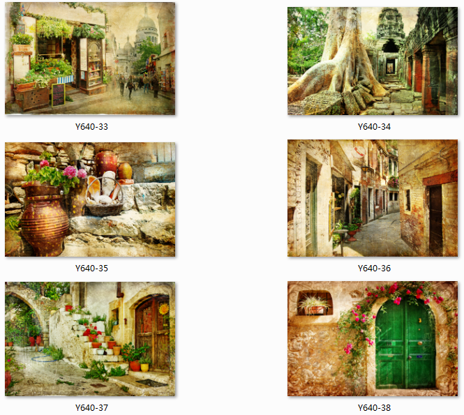 建筑油画装饰画相框壁画客厅卧室壁餐厅壁画玄关欧式风景油画