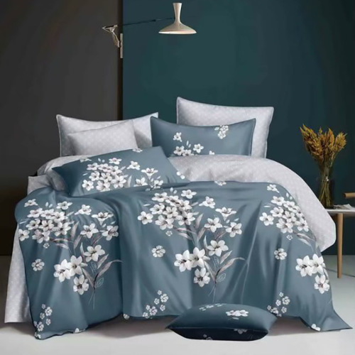 nordic light luxury style printed bed sheet four-piece quilt cover bedspread single bedding wholesale