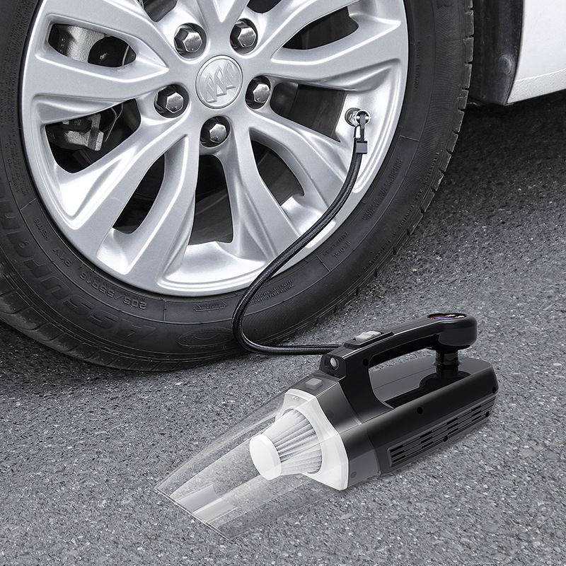 车载吸尘器大功率多功能车用充气泵大功率便携式四合一车用吸尘器