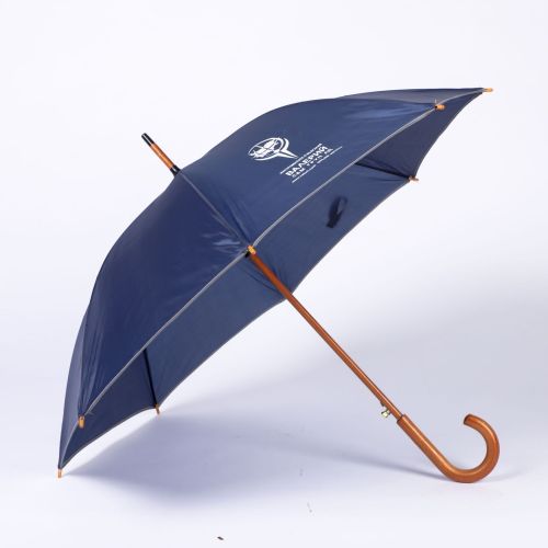 60cm automatic wooden pole edge covered umbrella sunny umbrella custom logo long handle gift umbrella advertising umbrella factory direct sales