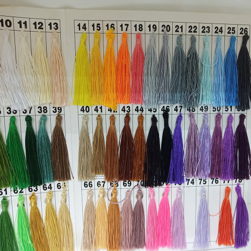 Source Manufacturers DIY Jewelry Accessories Classical Crafts Small Tassels Tassels Multiple Colors Can Be Customized Wholesale
