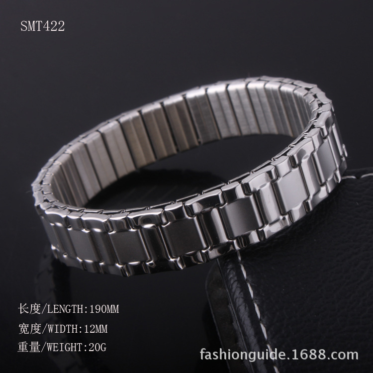 欧美时尚手链批发 热销饰品 钢色经典不锈钢手链 男士钛钢手镯