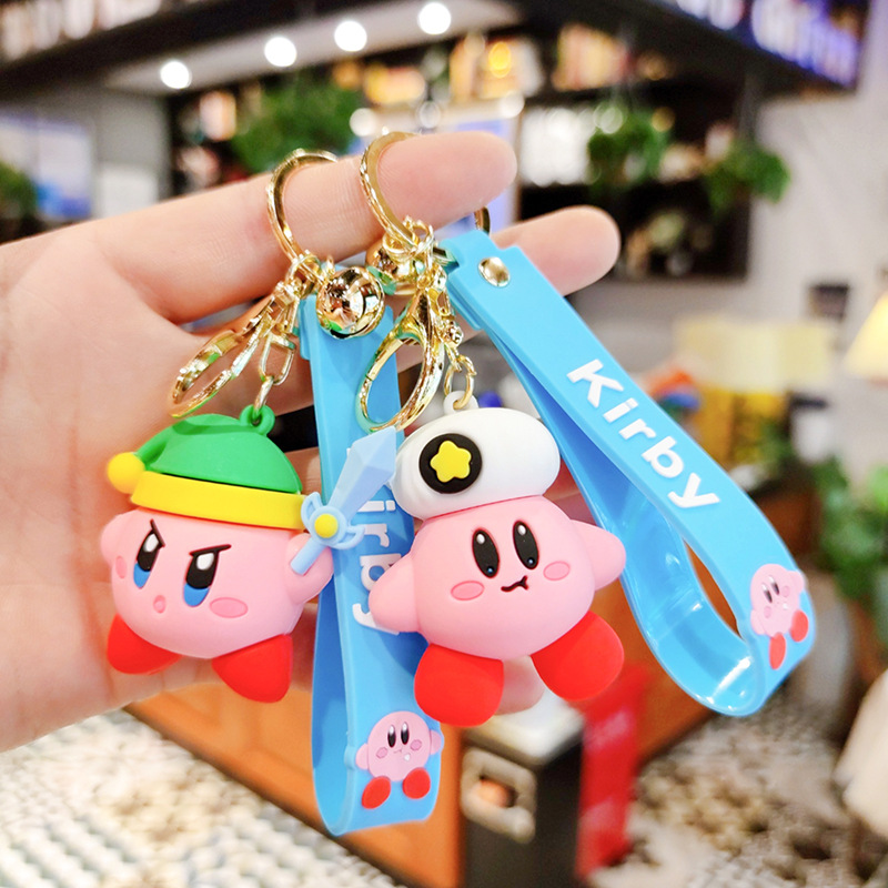 桃心卡通公仔钥匙扣情侣男女包包挂件创意礼品活动赠品爪机饰品