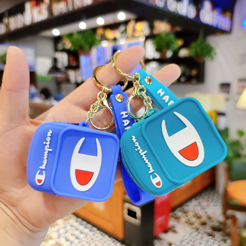 硅胶卡通零钱包数据线小饰品收纳包情侣挂饰爪机钥匙包小礼品赠送