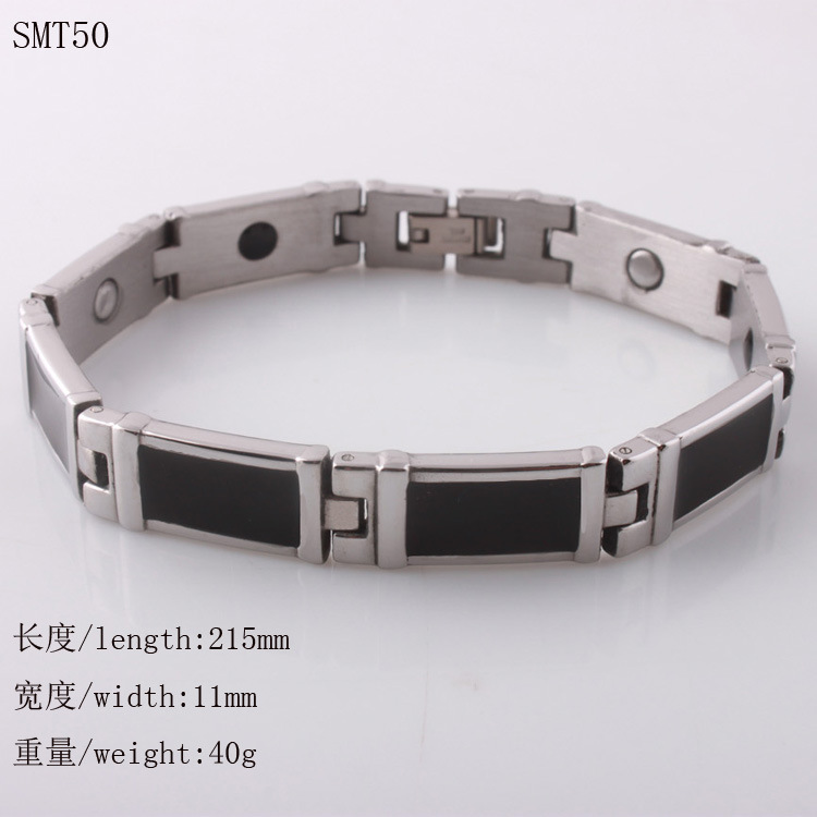 不锈钢滴油手链 钛钢保健饰品 能量锗手链首饰 混批时尚饰品批发
