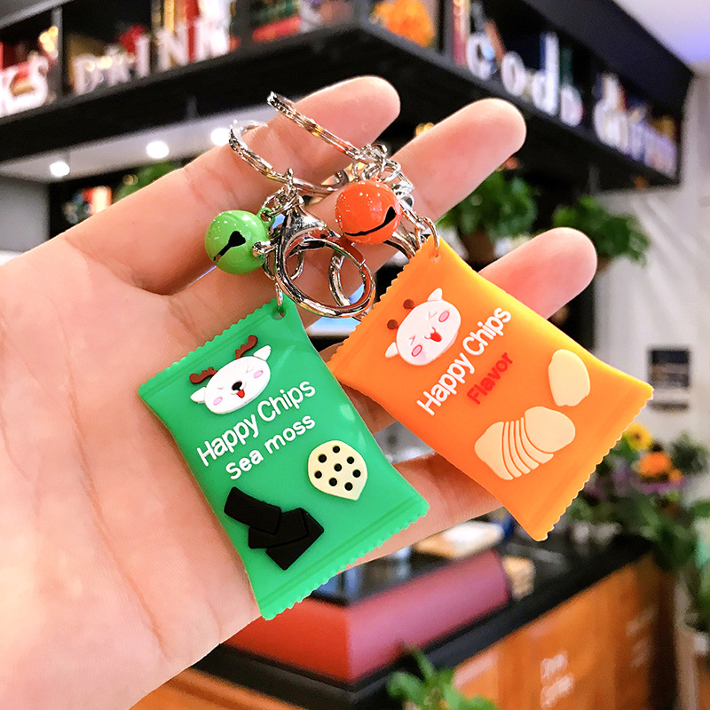 卡通糖果PVC软胶钥匙扣情侣包包挂件定制创意小礼品单活动赠品