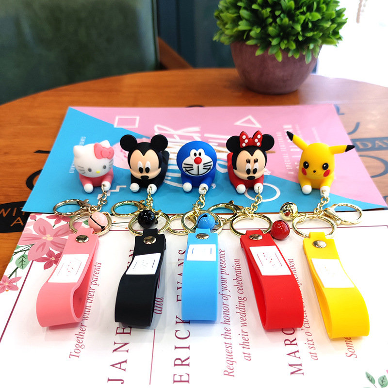 新品手机支架卡通钥匙扣情侣包包挂件情侣挂饰爪机娃娃礼品赠送