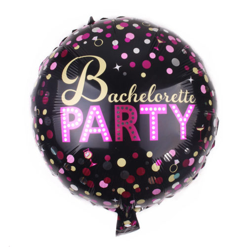 new 18-inch round bachelor party aluminum foil balloon wholesale birthday party decoration gas
