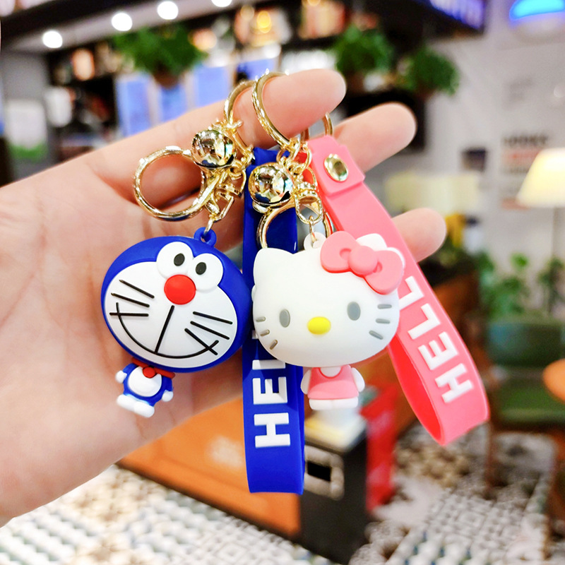 滴胶大头卡通公仔钥匙扣情侣包包挂件创意爪机礼品赠送汽车钥匙链