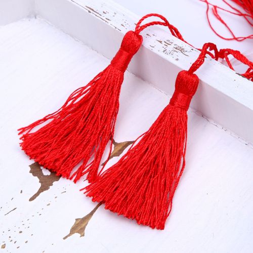 popular polyester tassel tassel hanging ear can be customized various styles diy clothing accessories chinese knot ear