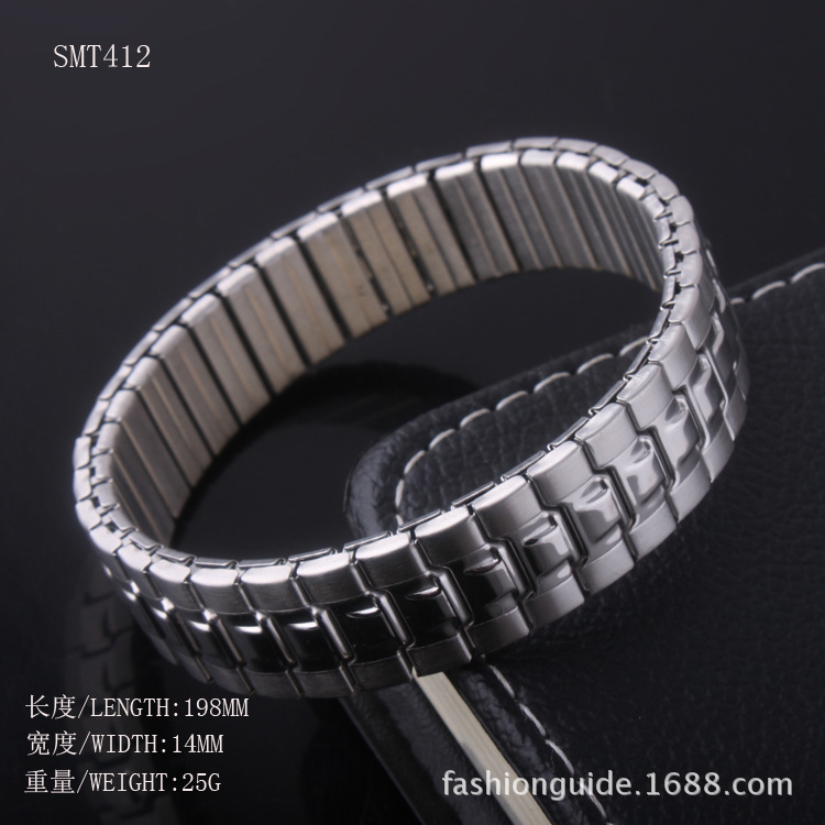 厂家直销供应车轱辘男女款不锈钢手链 时尚男女情侣手镯 钛钢首饰