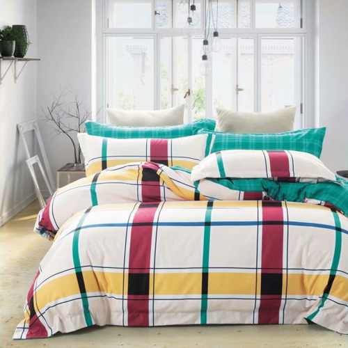 bedding factory direct chemical fiber printed bed sheet student dormitory three-piece bed four-piece set four seasons