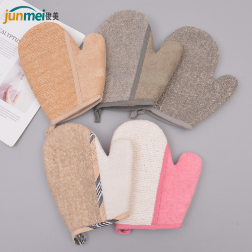 [Junmei] Bath Gloves Strong Back Rubbing Adult Rubbing Back Double-Sided Bath Bath Towel Mud Rubbing Bath Towel