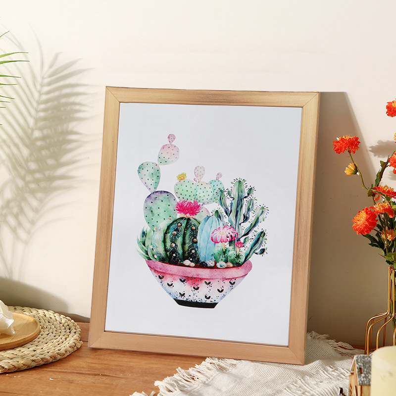 北欧现代小清新风格植物墙画装饰画 厂家直销家居客厅温馨装饰画