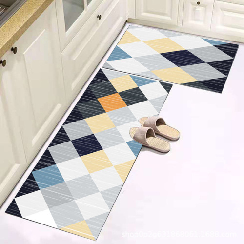 cross-border ins kitchen floor mat customized long absorbent bathroom floor mat simple household kitchen carpet