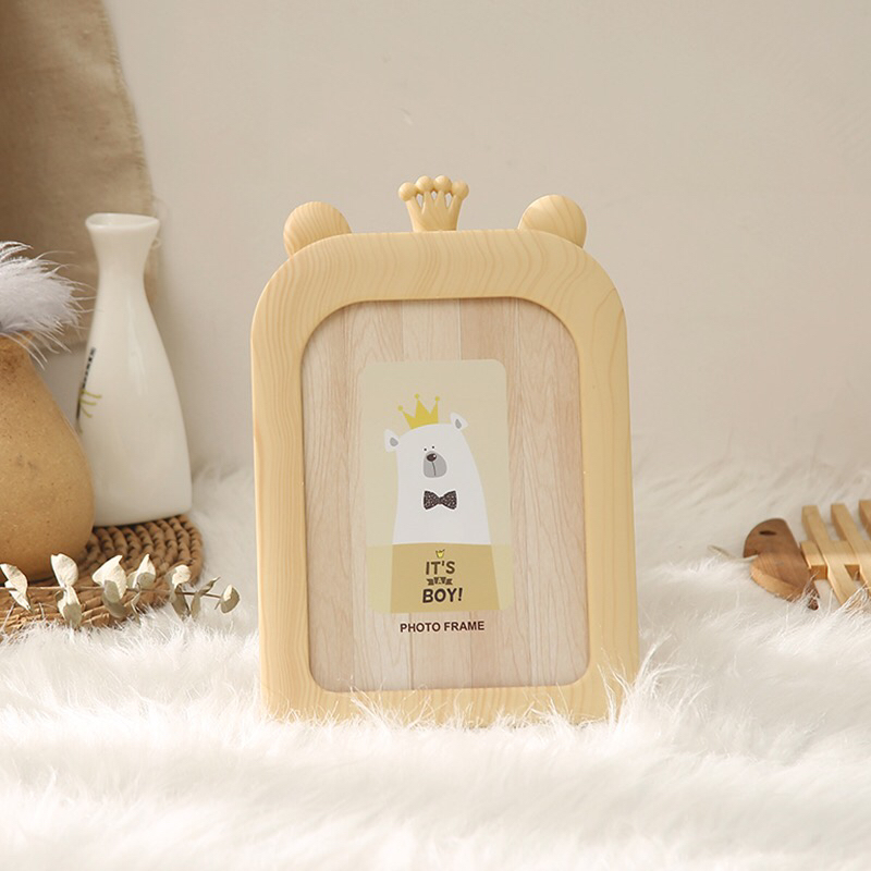 萌宠相框 浩涛相框HT-1086A皇冠熊7寸（2色）