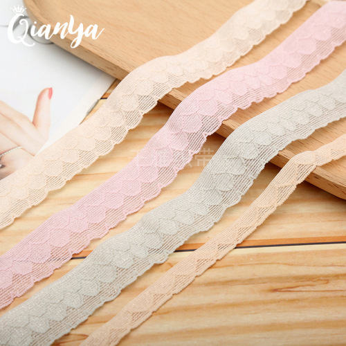 2.5cm fish scale lace color elastic band elastic underwear underwear clothing textile accessories factory direct supply