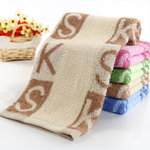 foreign trade stall wholesale 80g cotton jacquard towel running rivers and lakes night market adult face towel household face towel