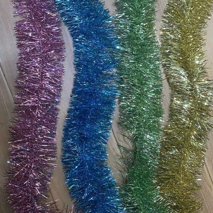 商场生日幼儿园挂饰元旦圣诞节彩带拉花彩条婚房布置彩条装饰毛条